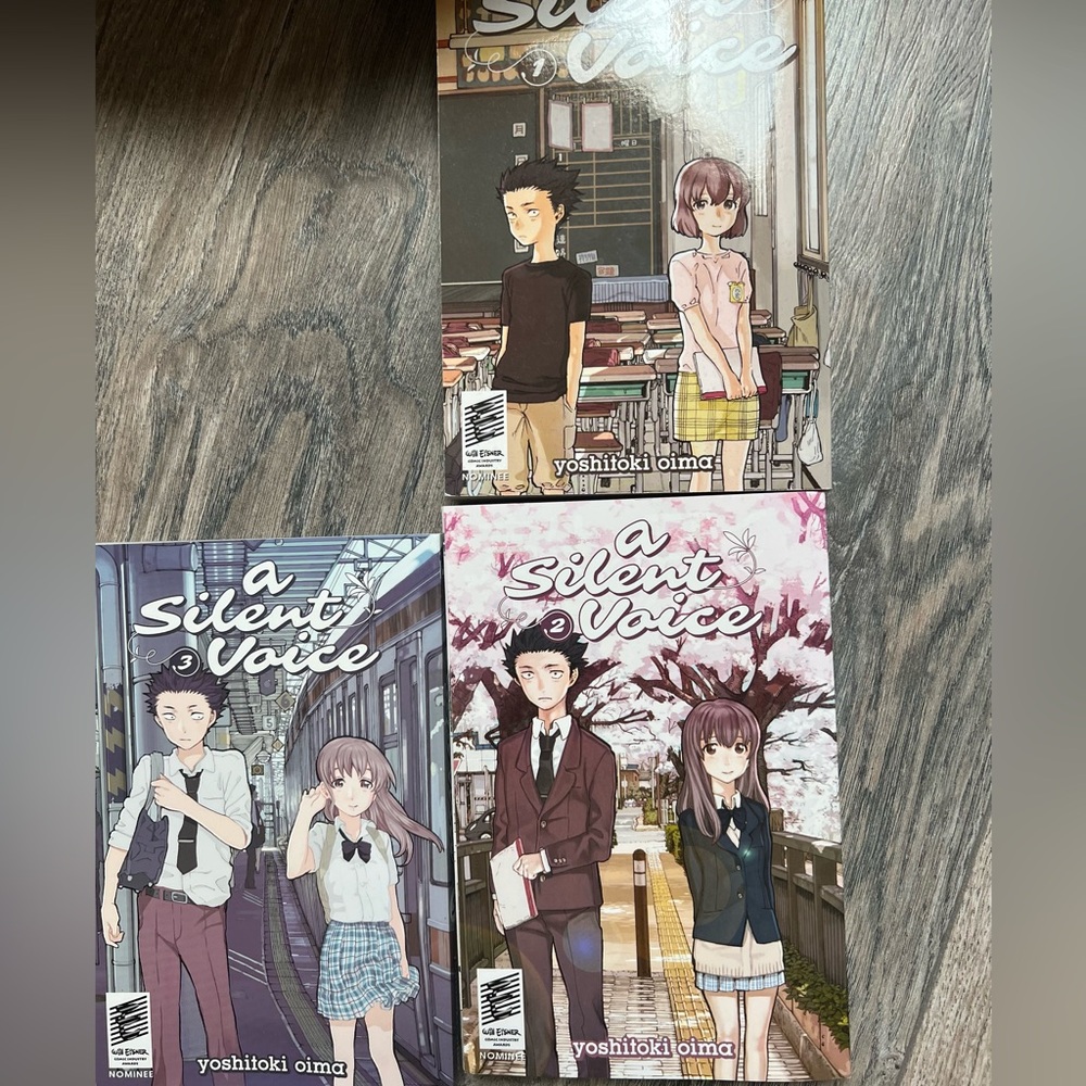 A silent voice manga volume 1-3